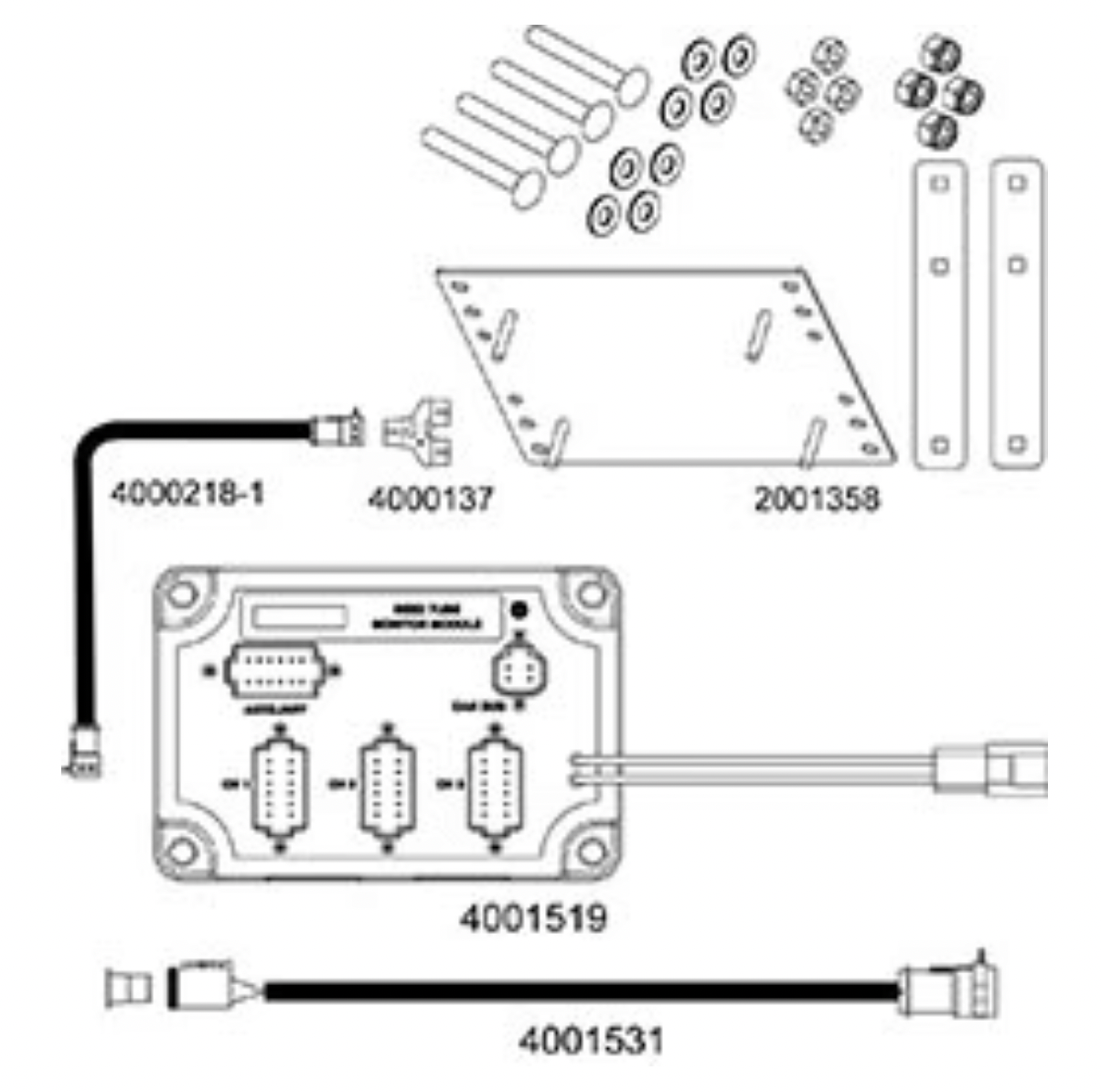 Ag Leader 4100575 Seed Tube Monitor Module Kit